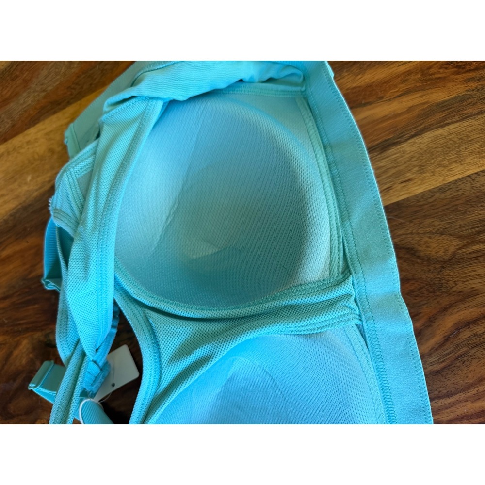 Wingslove Blue Green High Impact Sports Bra 38B Racerback 391767 HC NEW - Picture 10 of 11